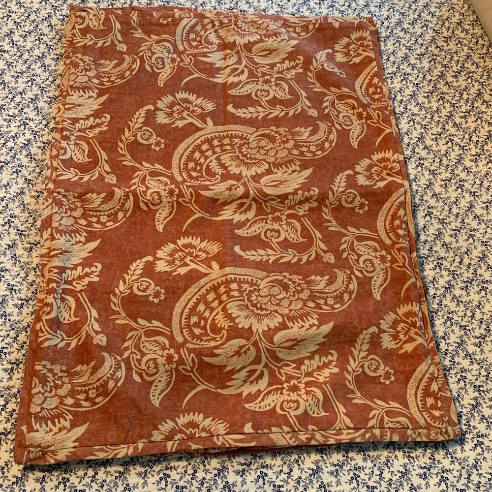NWOT Pottery Barn Floral shams